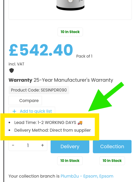 Direct From Supplier info from Mobile